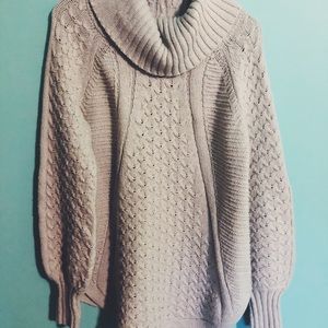 knit turtle neck sweater